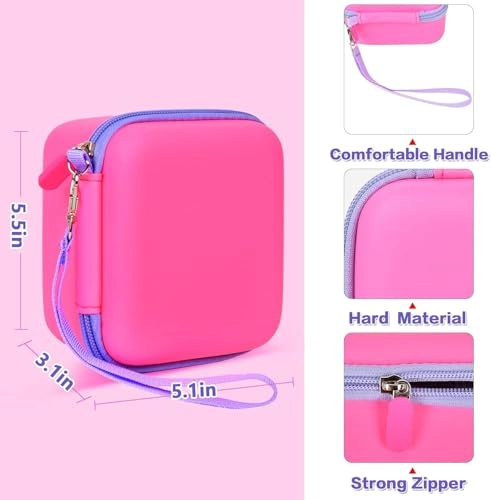 Bag - 5.5 x 5.1 x 3.1 inches suitable for ESOXOFFORE for Dylanto for Prograce for GKTZ for YEEHAO for LETSHAHA for ENERHAMP/ for Anchioo/ for YETCN/ for Amzelas/ for WEEFUN/ for MEETRYE/ for USHINING/ for Mafiti/ for Bestoonemultiple instant camera for digital camera for girls camera