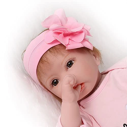 Reborn Baby Doll - 55cm Soft Silicone Limbs Cloth Body