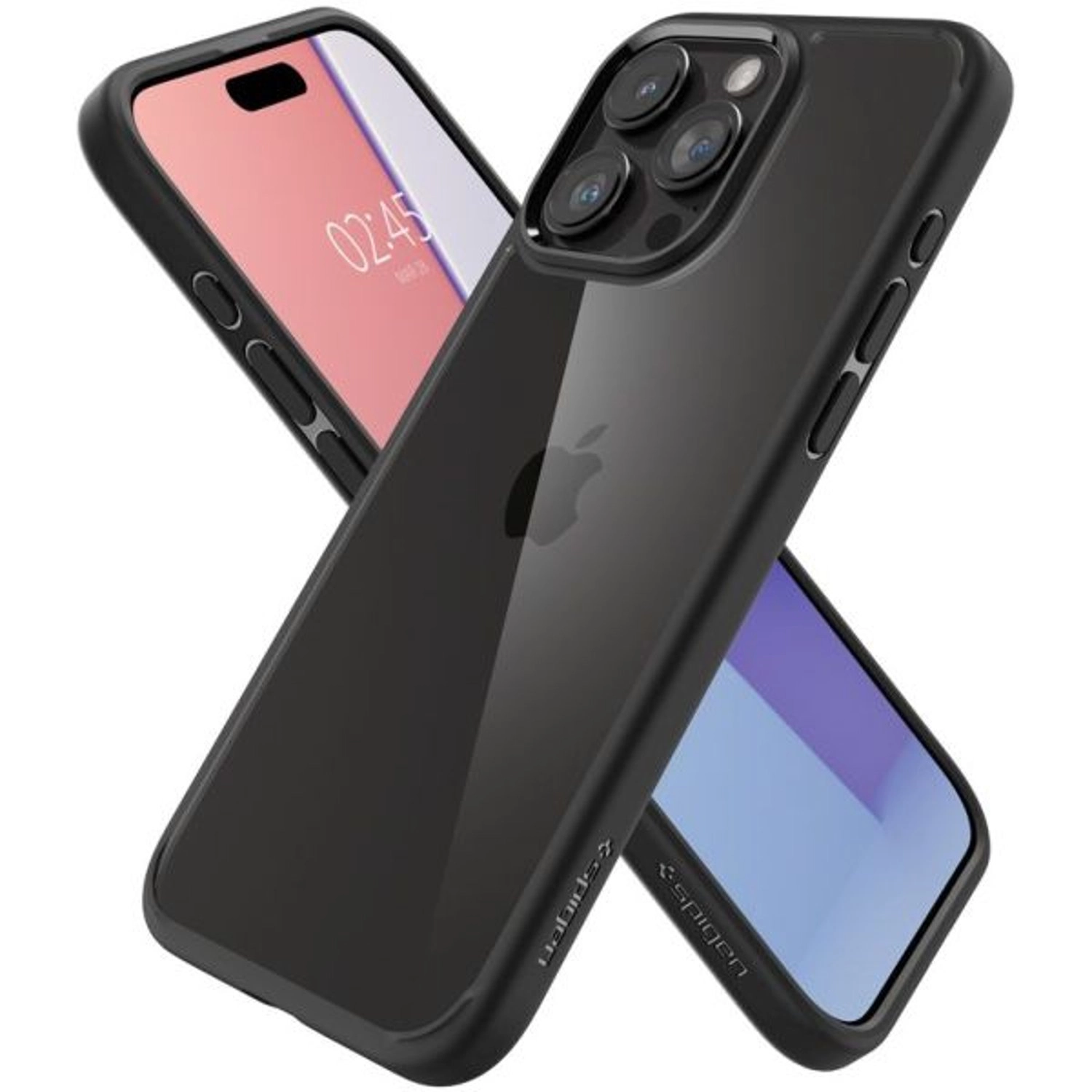 Crystal Hybrid Matte Case for Apple iPhone 15 Pro