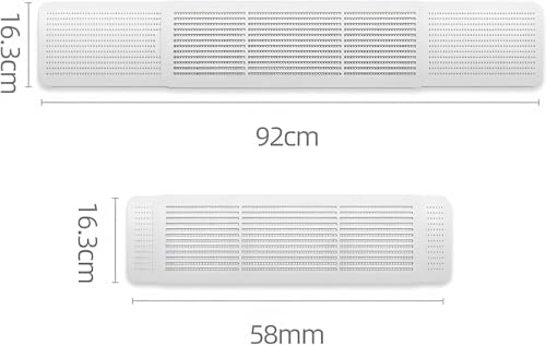 Air Conditioner Deflector - White Universal Adjustable Vent