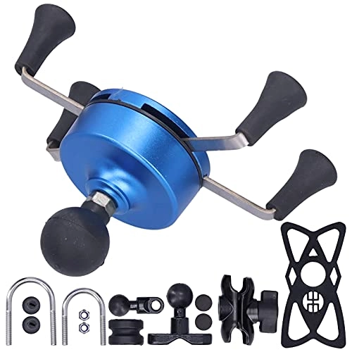 Universal X Shape Phone Mount for Autocycle - Spring Loaded Ball Socket