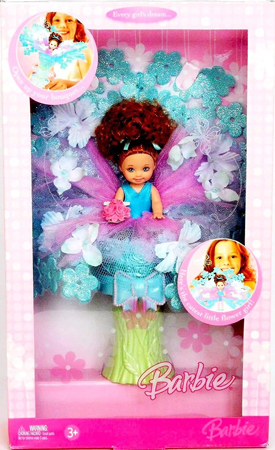 Mattel Kelly Doll - Redhead Flower Girl