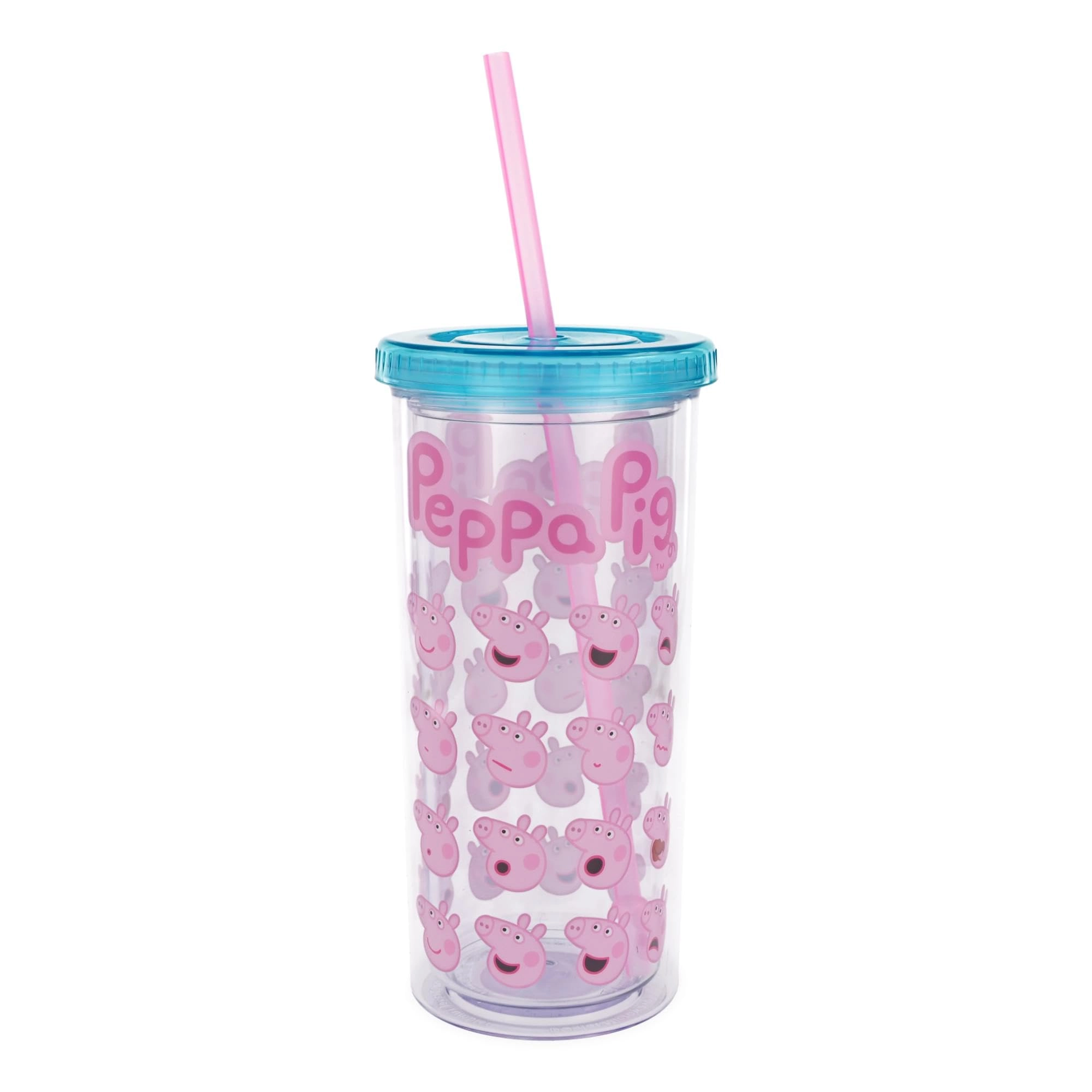 Silver Buffalo Peppa Pig Plastic Tall Cold Cup - 1 pcs