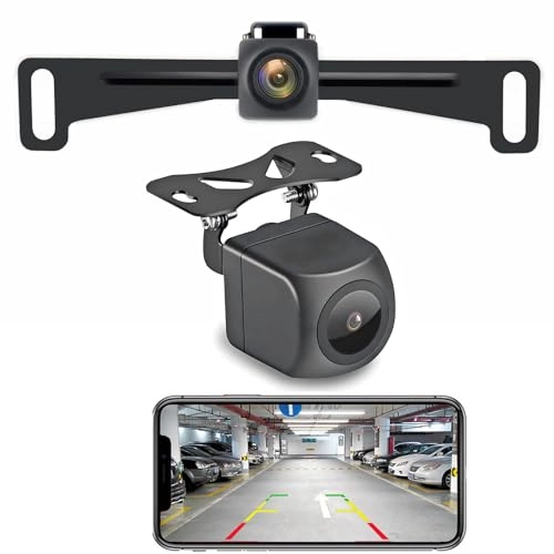 Wireless License Plate Backup Camera - WiFi 1080P