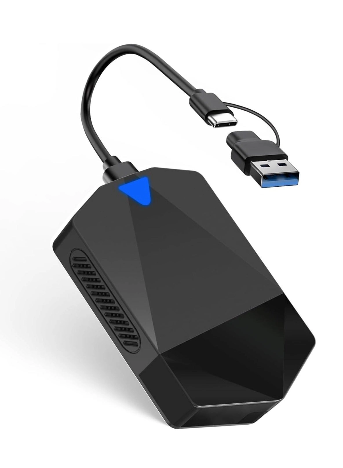 Wireless Carplay Adapter & Android Auto Adapter - 2 in-1 Plug & Play Bluetooth