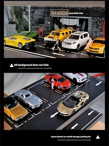 Vehicle Display case - 1:64 3 leaves
