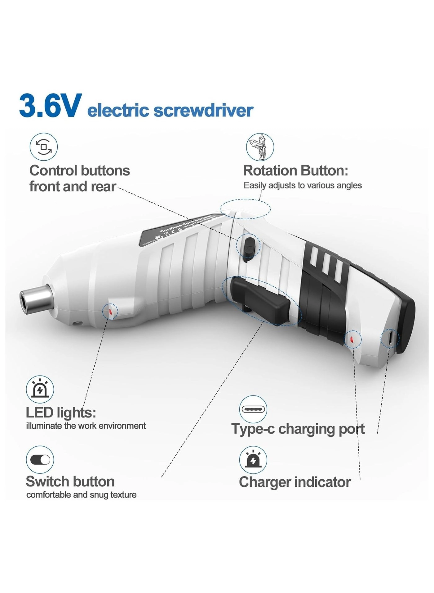 Electric Screwdriver - 1300mah