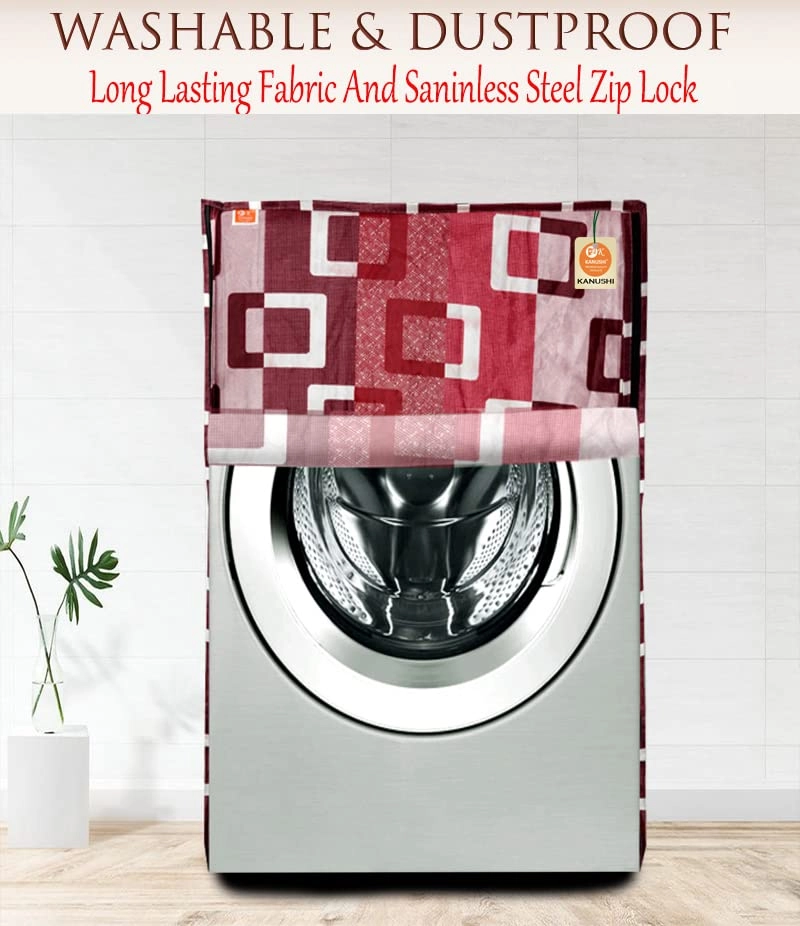 Front Load Washing Machine Cover - Washable Dustproof 23x23x33