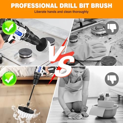 Cordless Drill Brush - 1.5Ah Set