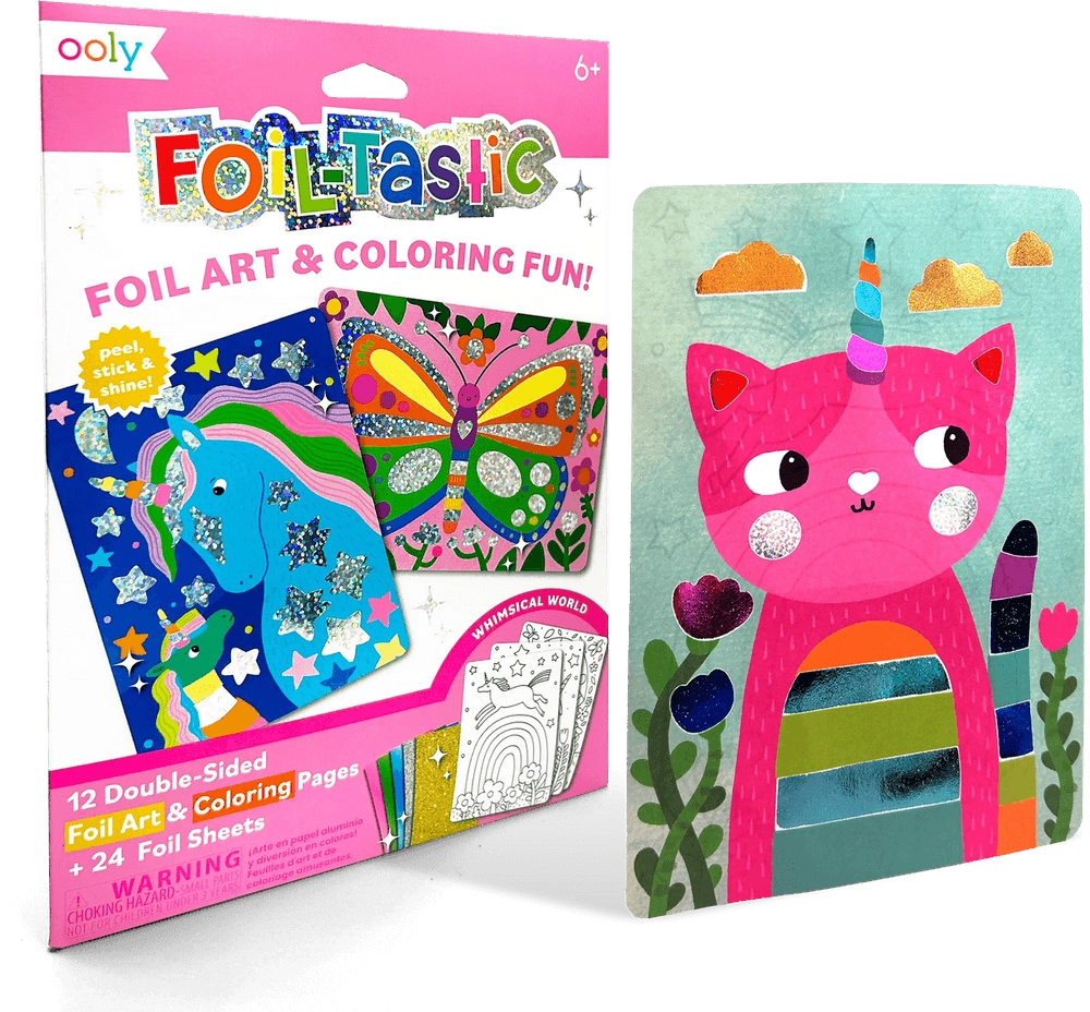 Foil-Tastic Foil Art & Coloring Fun Kit - 6+ years 36 pcs