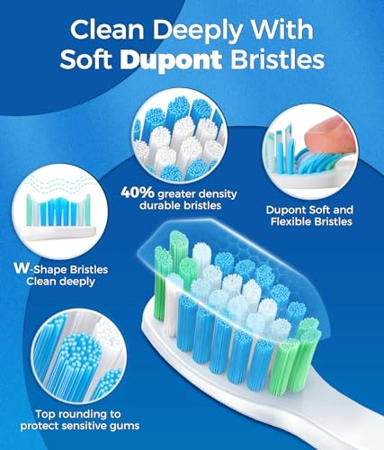 Electric Toothbrush - 40000 VPM 5 Modes Pink