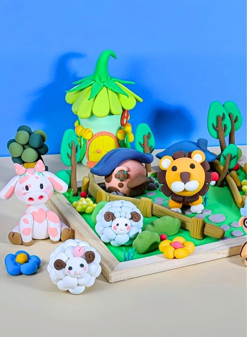 Air Dry Clay Kit - 12 Pcs