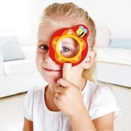 Busy Bee Magnifying Glass - Bee-Themed Handheld 3 years+