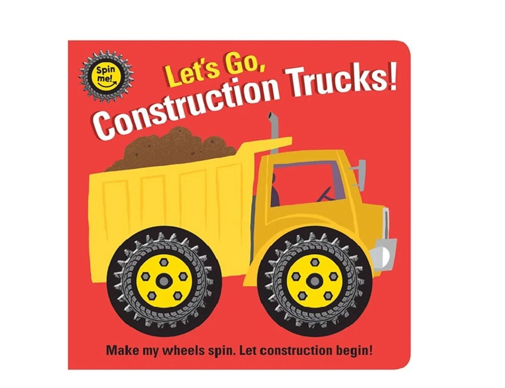 Edu Fun Spin Me Construction Trucks - 2+ Red