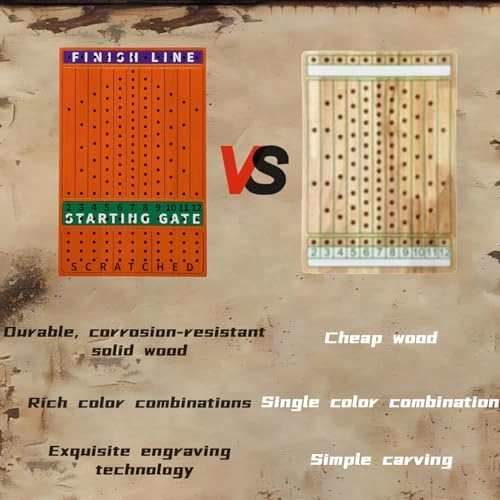 Horse Racing Board Game - Solid Wood Luxury Edition