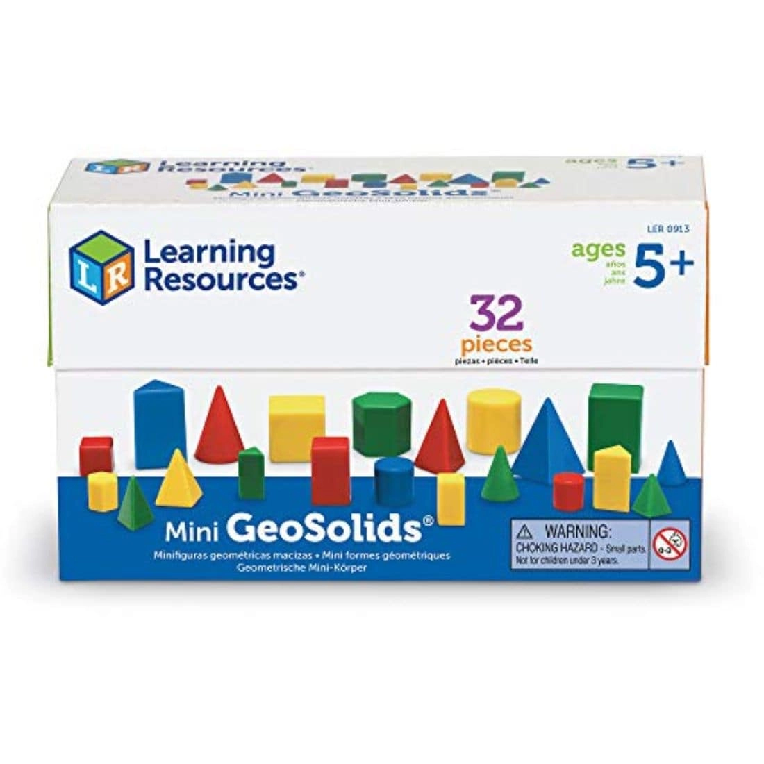 Learning Resources Mini Relational Geosolids - Suitable for 5 to 9 yrs 32 pieces