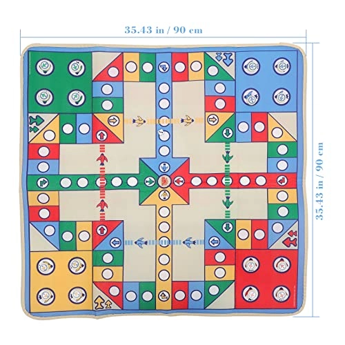 Flying Chess Carpet - 90 x 90cm Random Color
