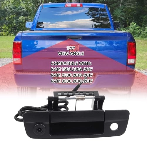 Tailgate Handle with Backup Rear View Camera - RCA 640*480 pixels