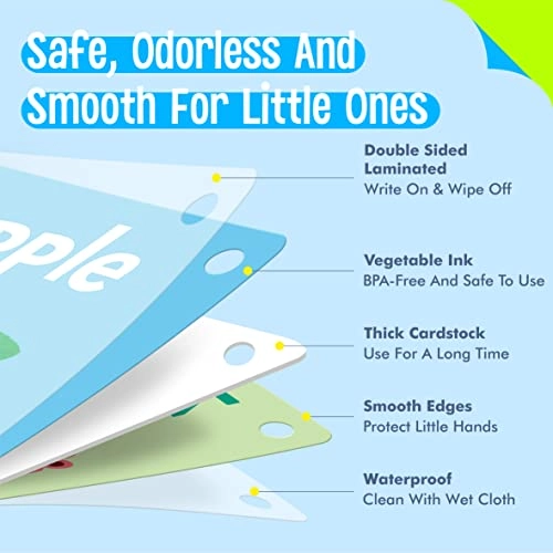 Cognitive Flashcards - 36 months - 8 years 50 pieces