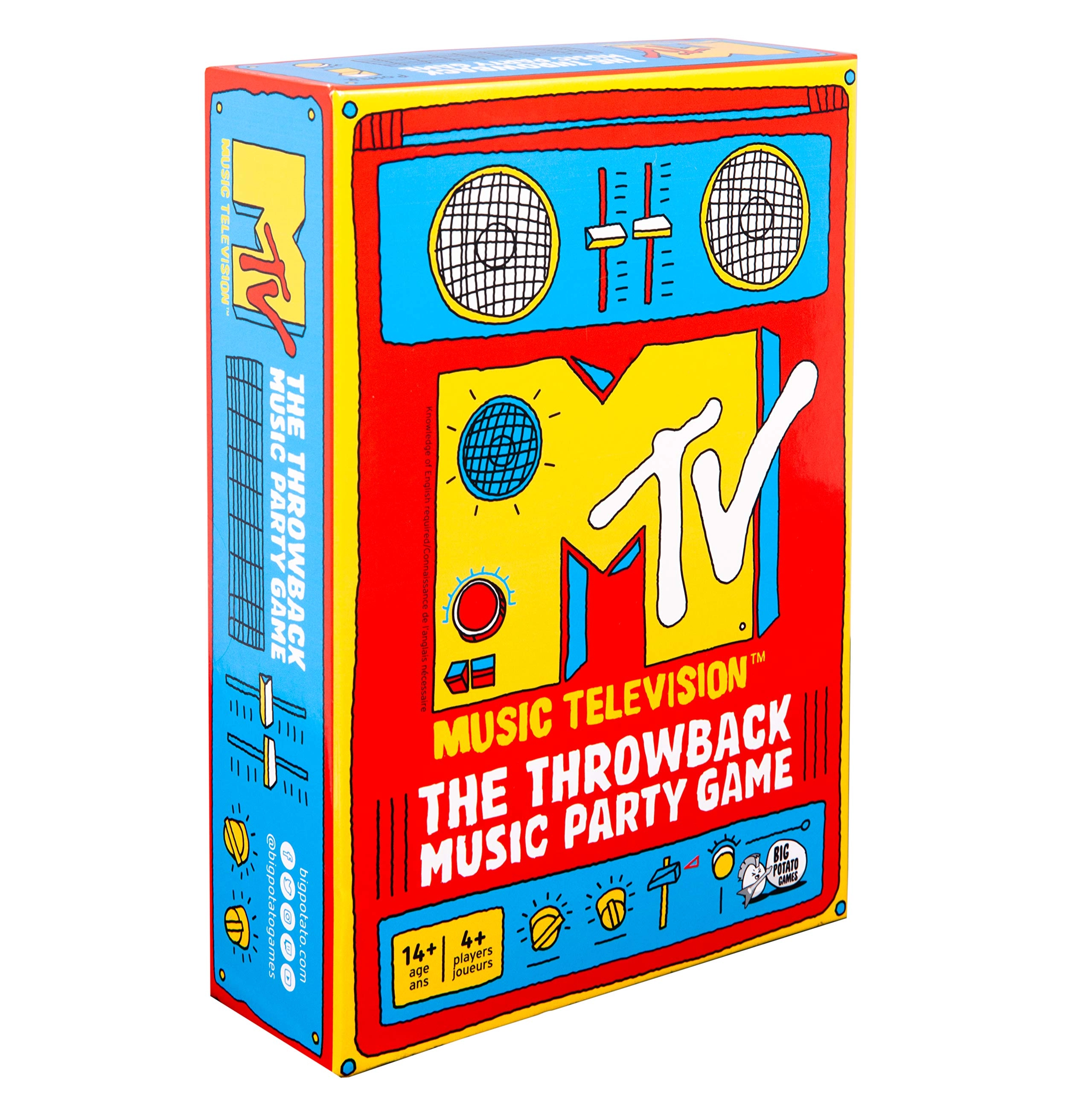 SPIN MASTER GAMES MTV Game: The Music Throwback Party Quiz