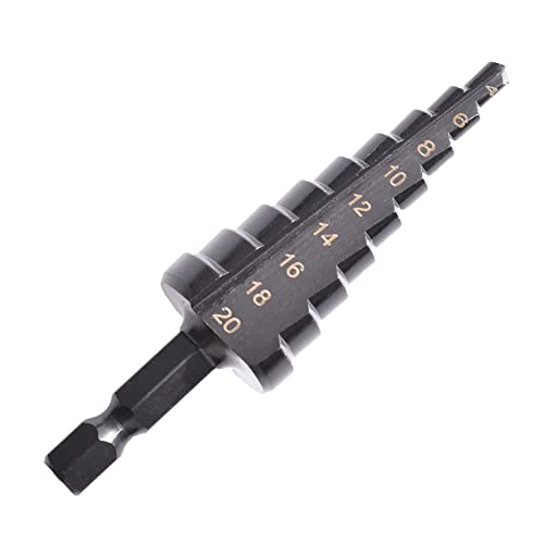 Step Drill Bit Set - High Speed Steel with Titanium Coating 3 Pcs/Set