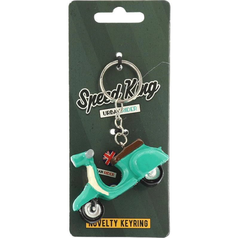 Non Branded Scooter Keychain - Green Ceramic