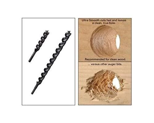 09817 Tri-Cut Auger Bit - carbon steel 1-1/4-Inch