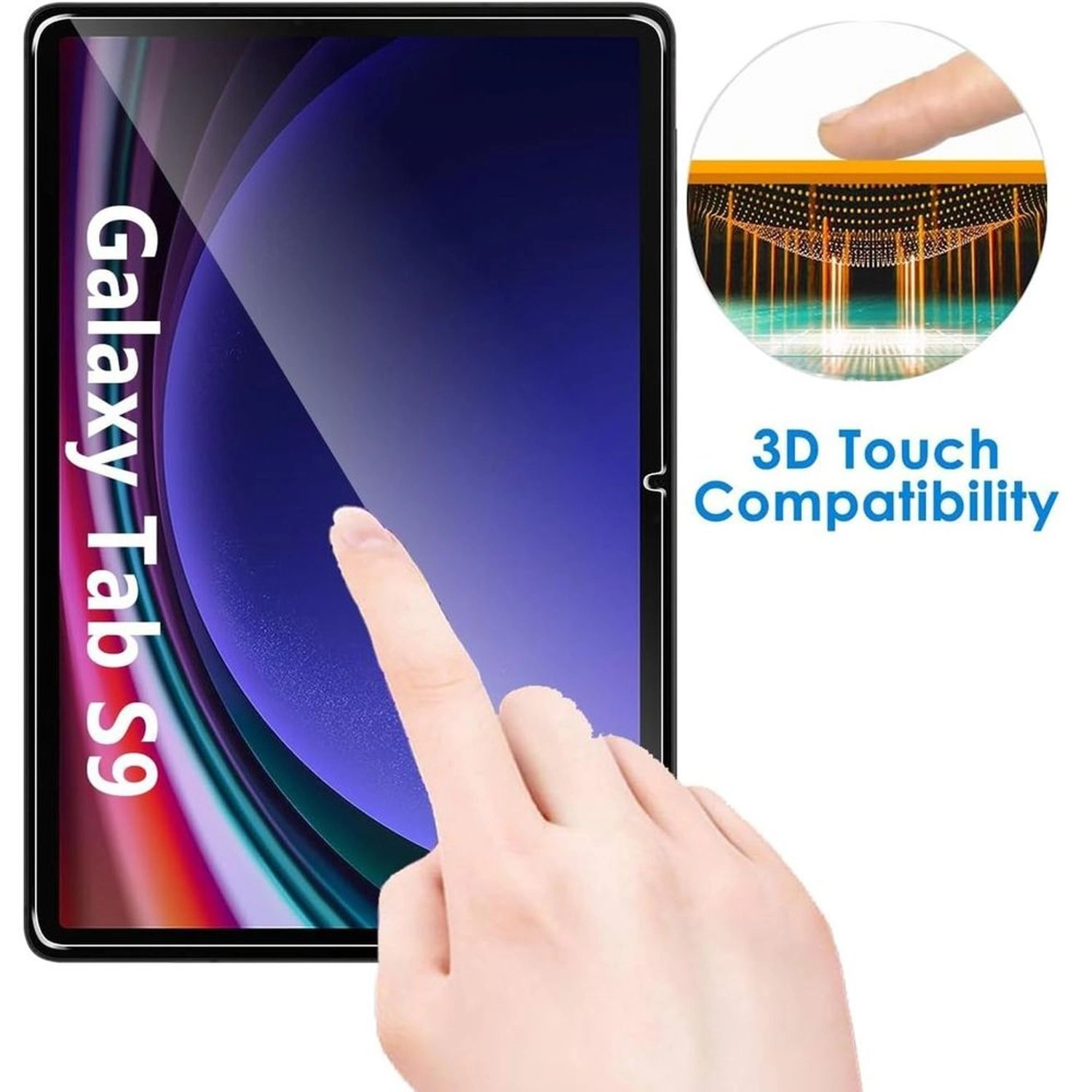 Anti-Scratch Tempered Glass Screen Protector for Galaxy S8/S9/S7FE