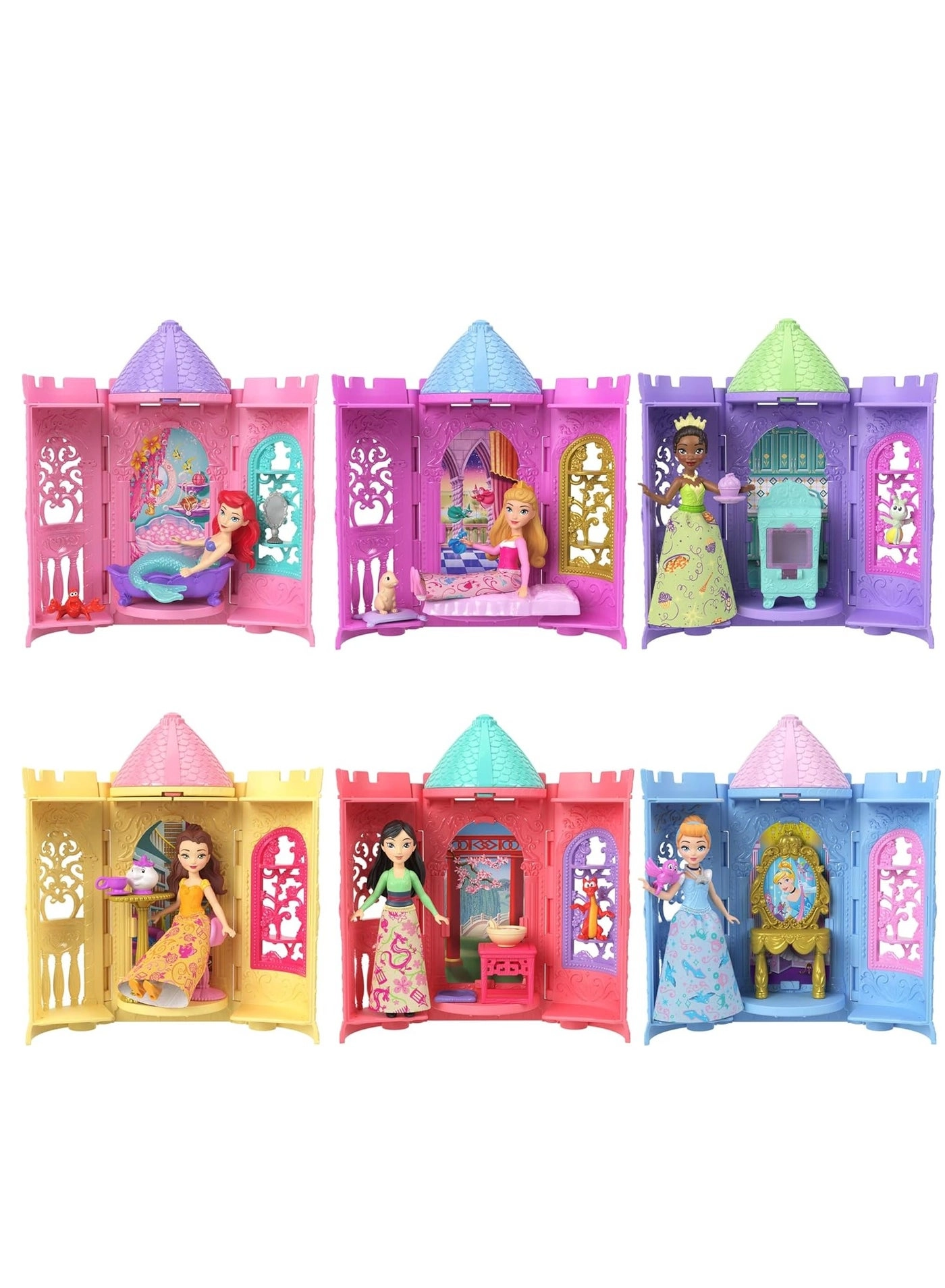 Disney Tower Surprise - Princess Stacking Playset 4 Surprises