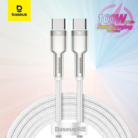 Baseus Cafule Series Cable 100W USB-C to USB-C 2m Braided