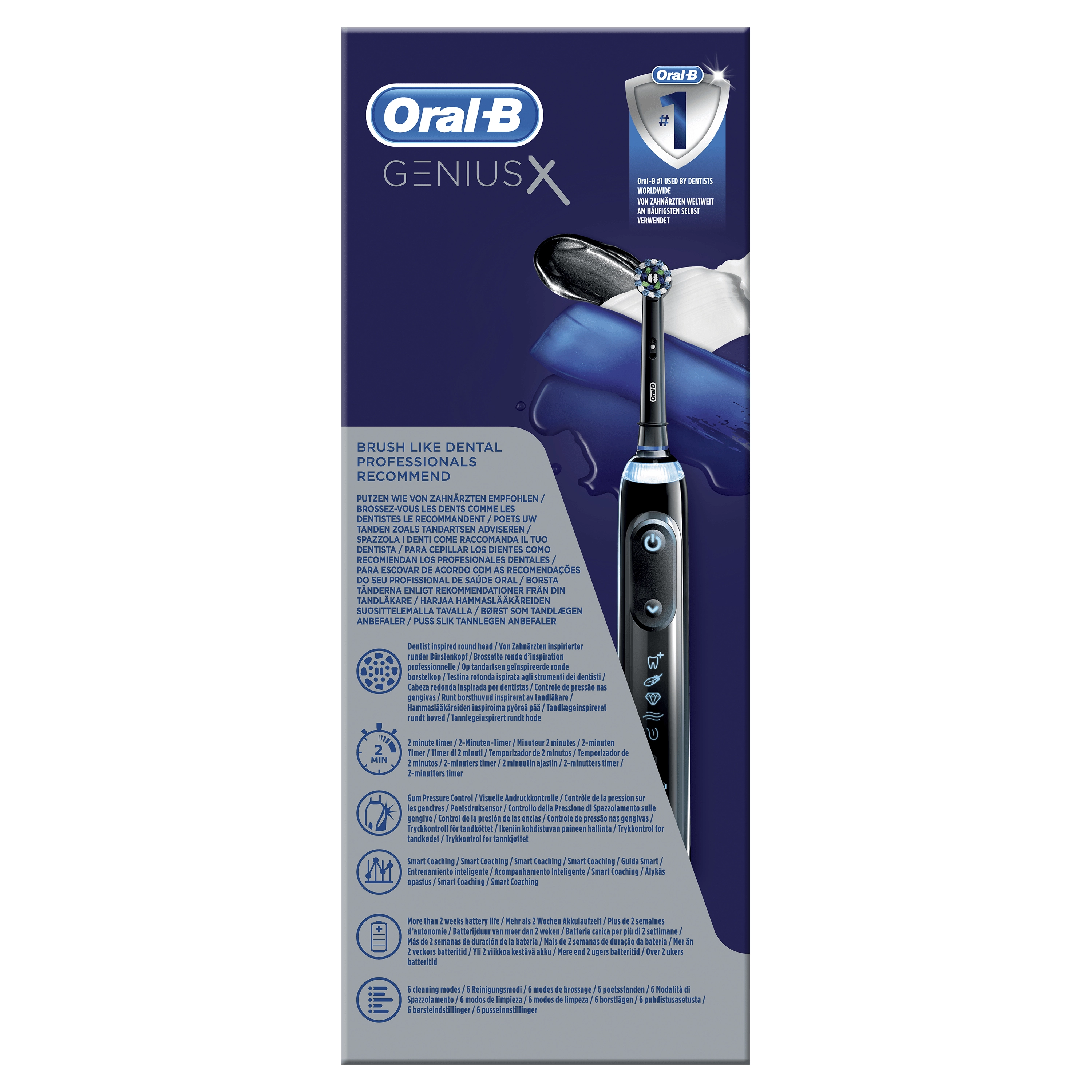 Electric toothbrush - Adult Battery Powered Multi-Colour