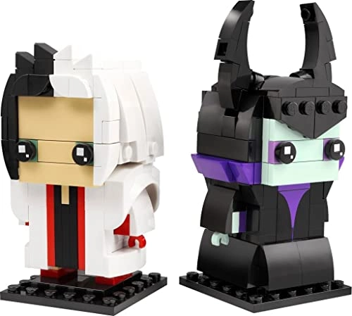Brickheadz Cruella and Maleficent (40620) - Multicolored