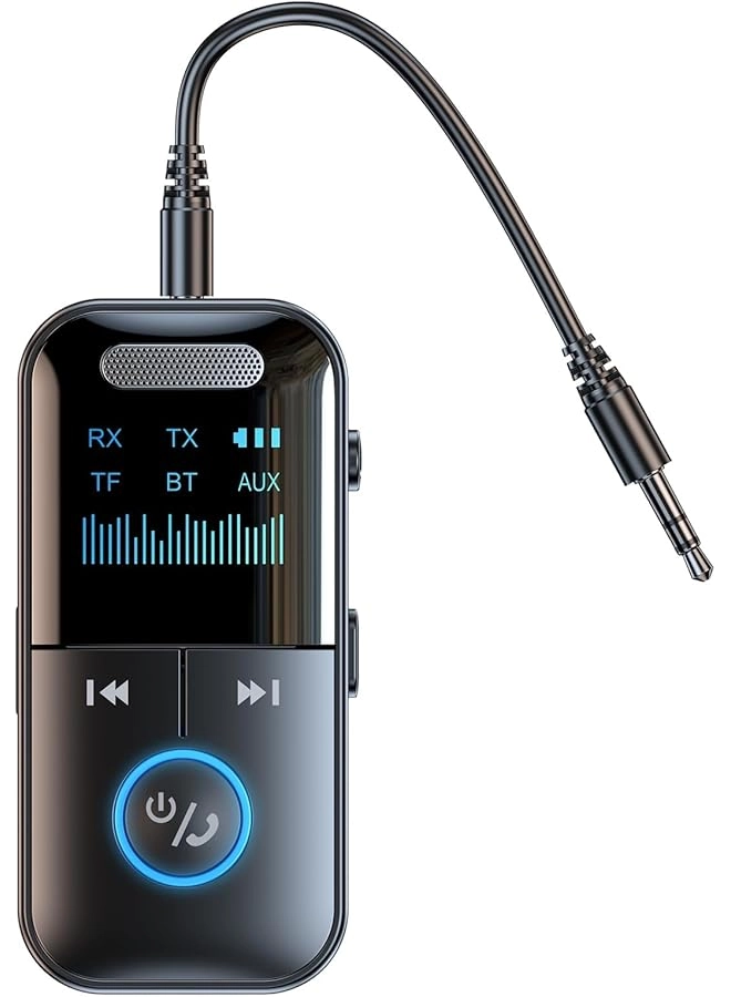 GUDOO Audio Transmitter Receiver - Bluetooth 5.4 3.5mm