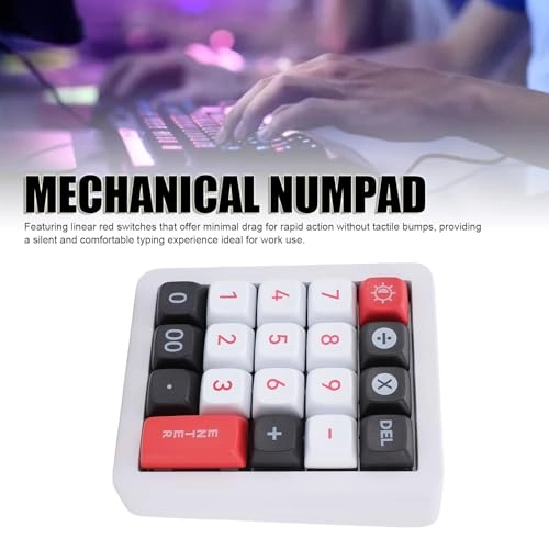 Mechanical Number Pad - Linear Mechanical Red Switch