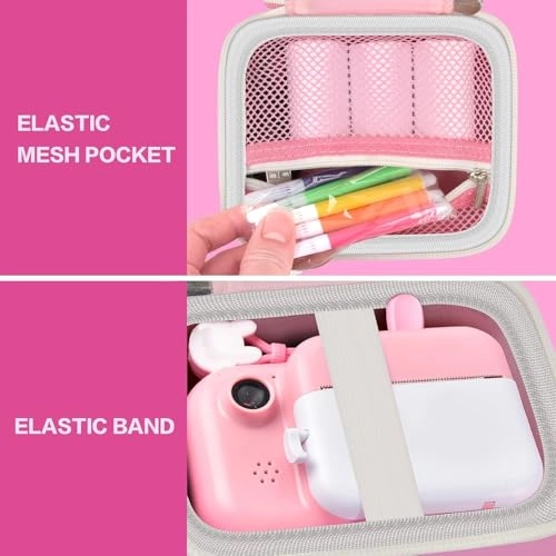 Bag - 5.5 x 5.1 x 3.1 inches suitable for ESOXOFFORE for Dylanto for Prograce for GKTZ for YEEHAO for LETSHAHA for ENERHAMP/ for Anchioo/ for YETCN/ for Amzelas/ for WEEFUN/ for MEETRYE/ for USHINING/ for Mafiti/ for Bestoonemultiple instant camera for digital camera for girls camera