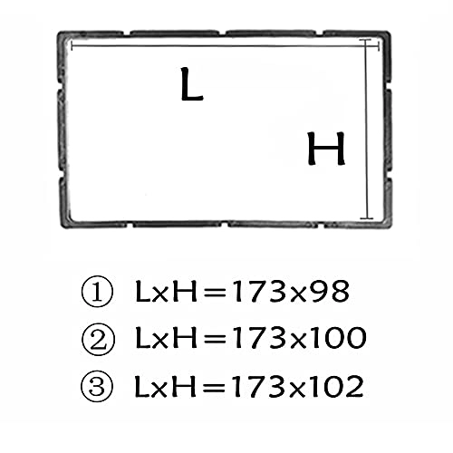 Double Din Car Radio Fascia - for Kimo A1 2007+