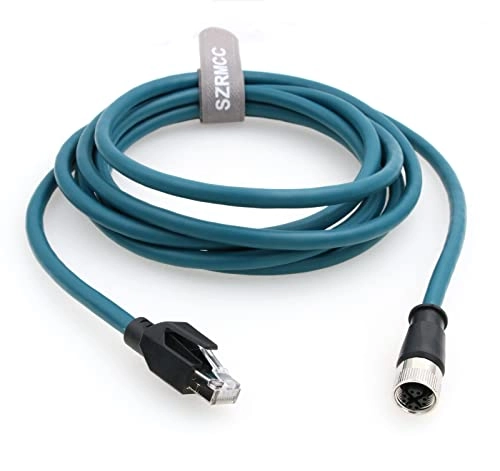 SZRMCC M12 XCode 8Pin to RJ45 Ethernet Cable - 5m