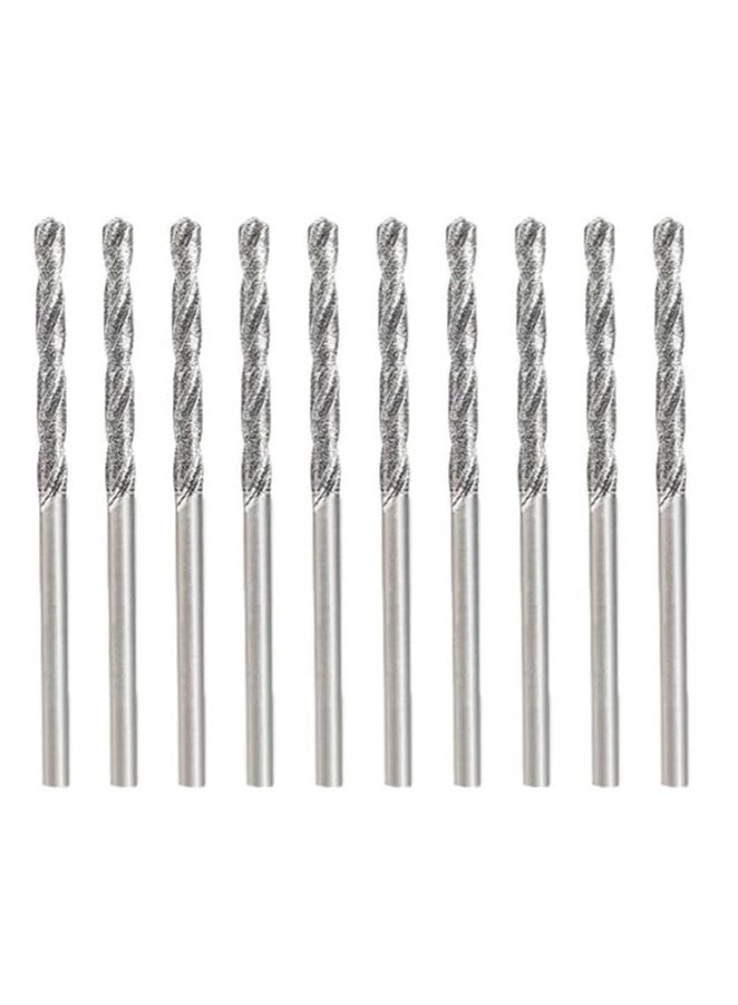 TY Diamond-Coated Drill Bit - 10Pcs 3MM