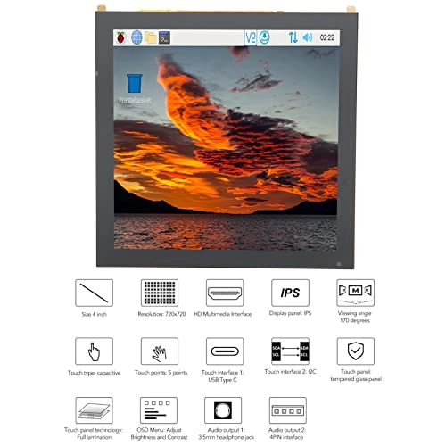 4 Inch HD Multimedia Interface LCD - 720x720