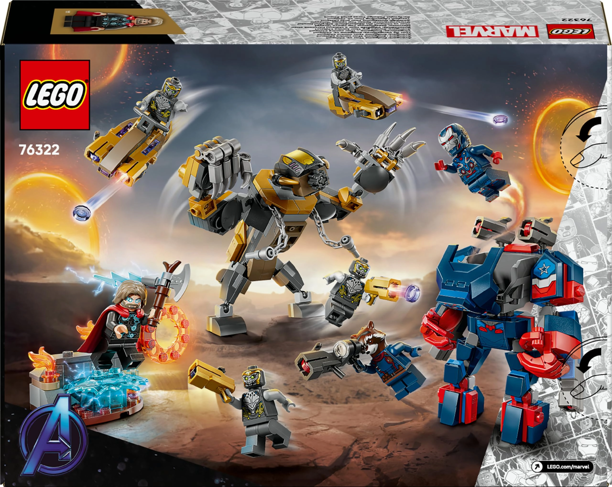 Marvel Avengers: Endgame Thor vs. Chitauri (76322)