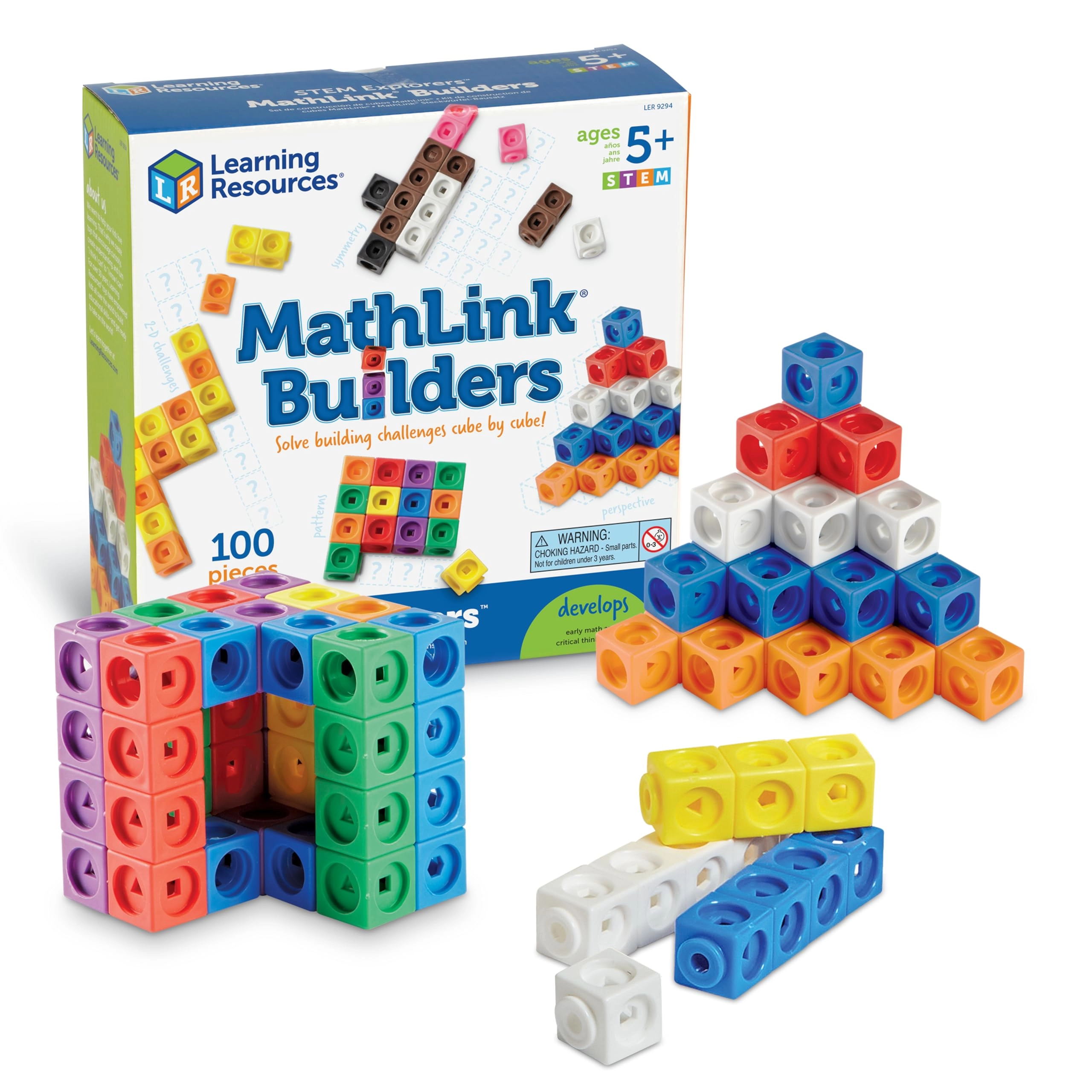 Math link Cubes Activity Set - 5+ Years 100 piece(s)