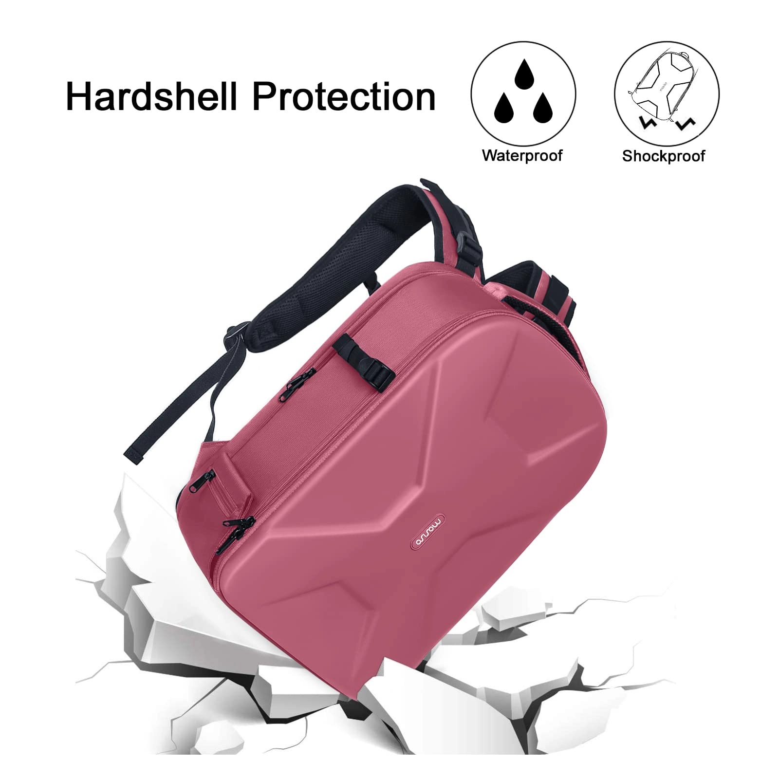 Mocamhsbg - 7.5"D x 11.8"W x 7.5"H Compatible with Canon/Nikon/Sony Hard Shell