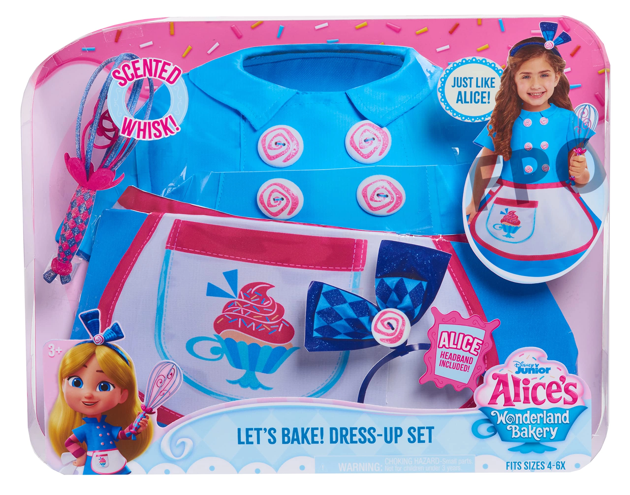 Just Play Alice's Wonderland Bakery Let's Bake! Dress Up Set