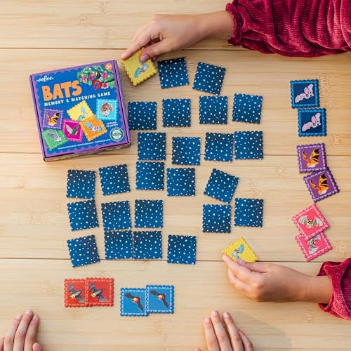 Bats Little Square Memory & Matching Game - 3 years and up