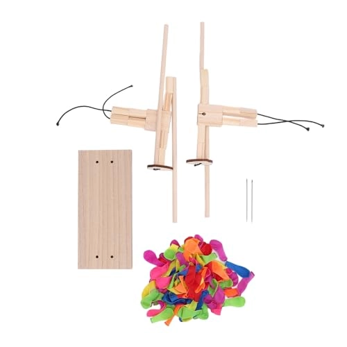 Funny Wooden Balloon Man Battle Game - 1 Count (Leftwei6eqtgnkboj)