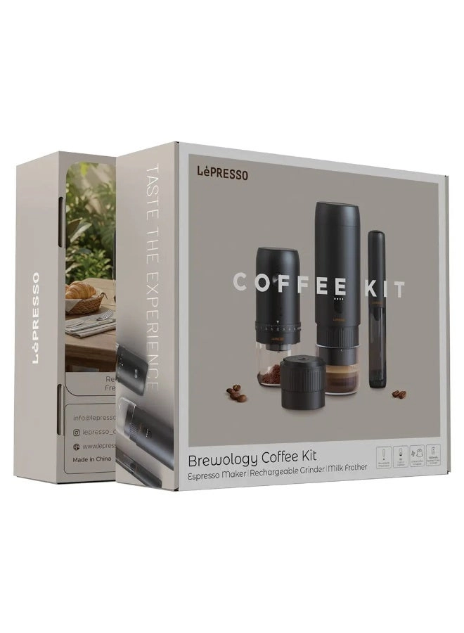 LePresso Brewology - USB-C Rechargeable & Milk Kit
