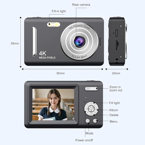 4K Digital Camera - 64MP 4K