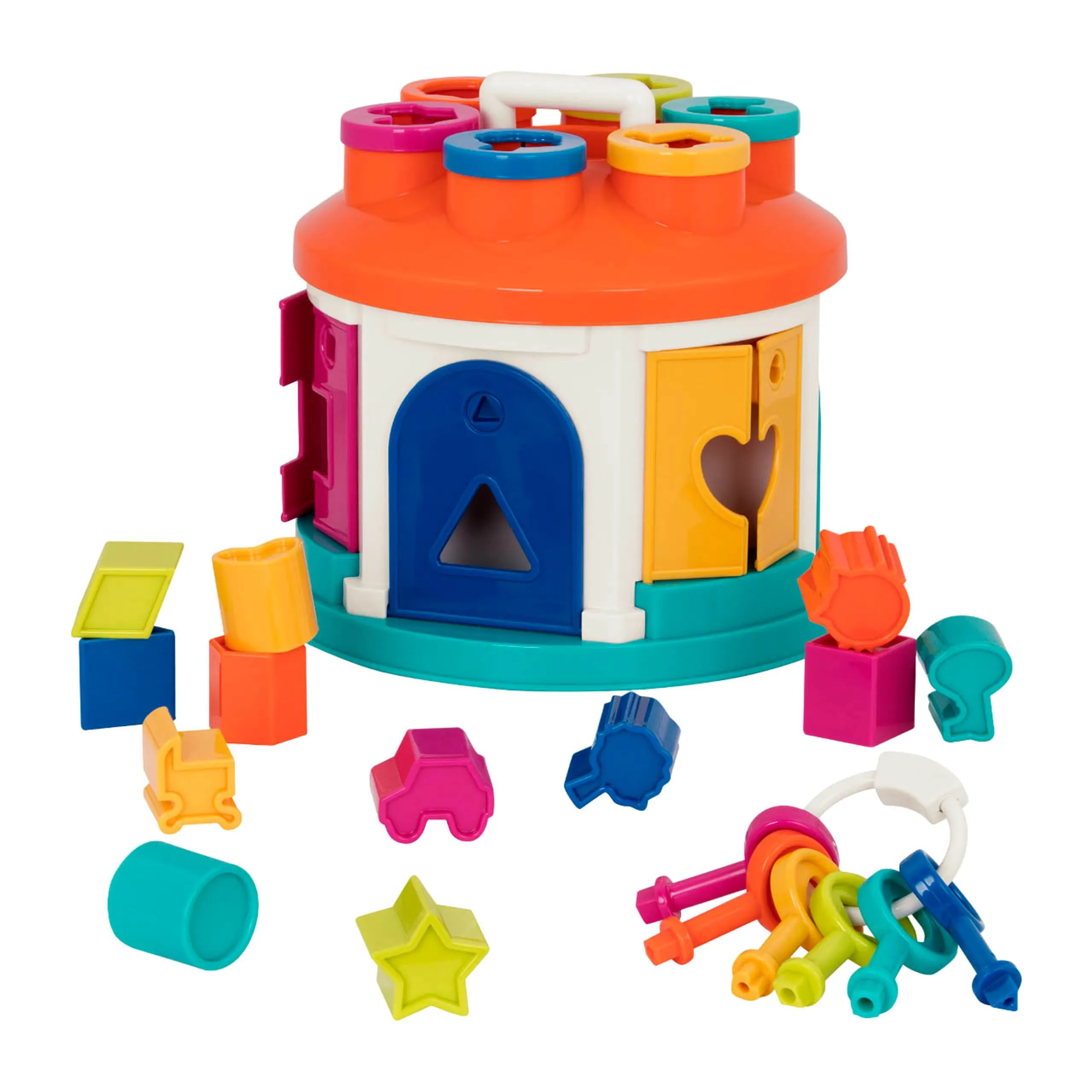 Battat Shape Sorter House - Suitable for 2 years & above 14 pieces