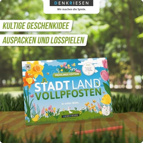 Stadt Land VOLLPFOSTEN: Spring Edition - Game Pad (German)