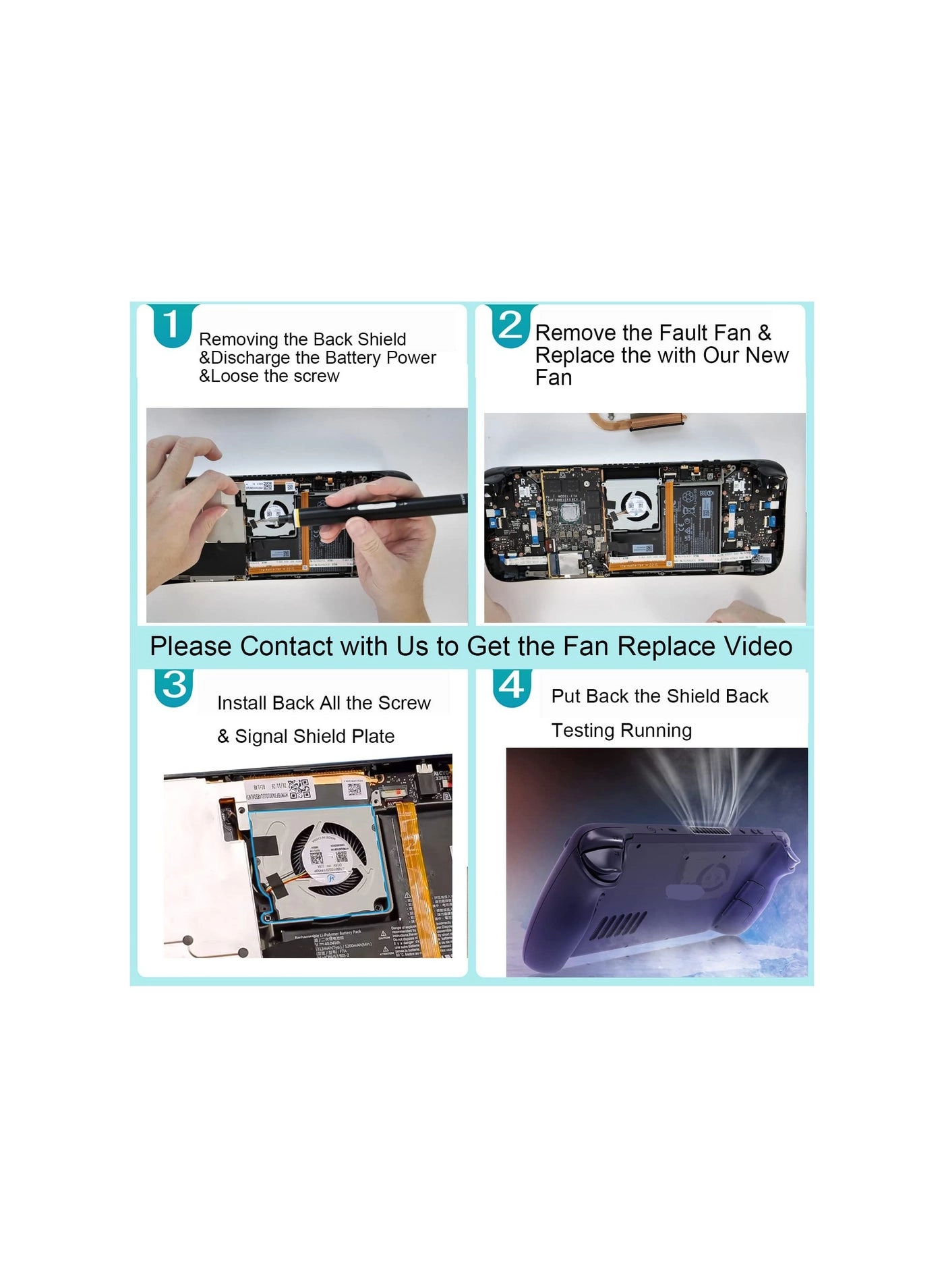 Replacement CPU Cooling Fan - 1 fan(s)